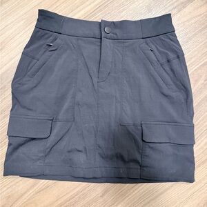 Athleta Black Cargo Skort